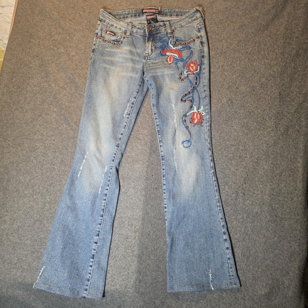 Bubble Gum American Flavor USA Women's Jeans Embroidered Size 5/6 727